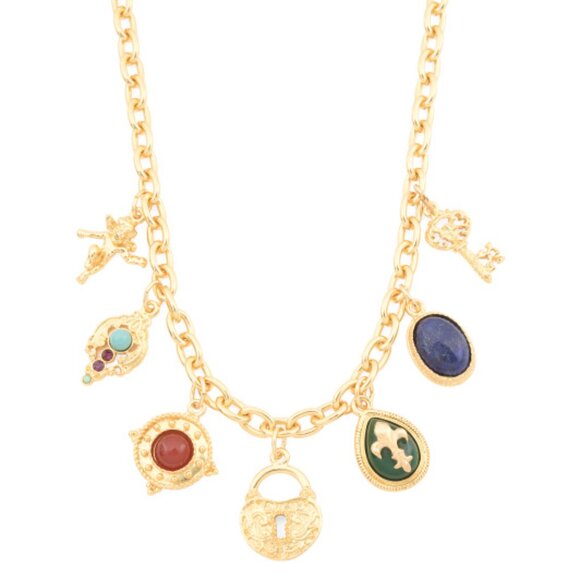 Ben-Amun Jewelry - BEN AMUN Made In Usa Vintage Charms Necklace